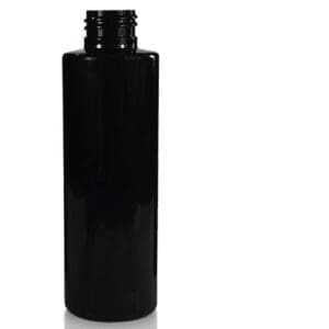 150ml Black Plastic Bottle