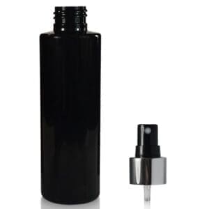 150ml Black Plastic Spray Bottle