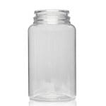 150ml Clear plastic pill jar