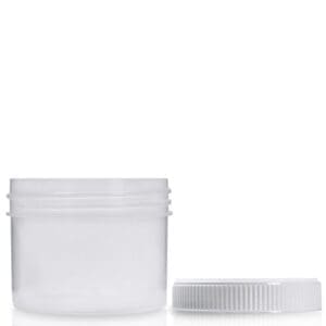 Natural Plastic Jar With Lid