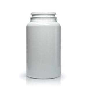 150ml White Plastic Pill Jar