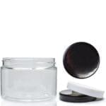 150ml Clear Plastic Jar With Plastic Lid