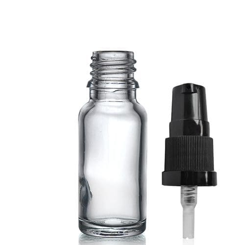 15ml Clear Glass Lotion Bottle