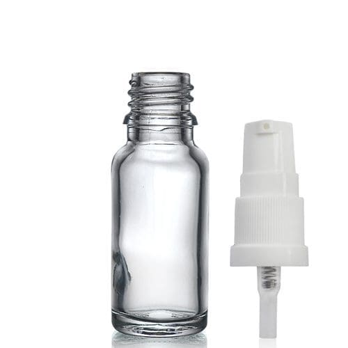 15ml glass dropper bottle with pump