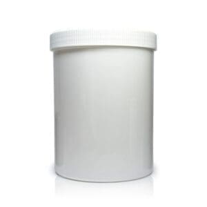 1750ml White Screw Top Jar With 130mm Screw Lid