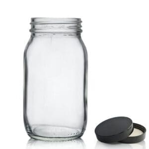 175ml Clear Pharmapac Jar W lid
