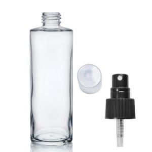 200ml Clear Glass Simplicity Bottle & Atomiser Spray