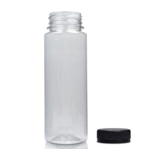 200ml Slim Plastic Juice Bottle With Cap