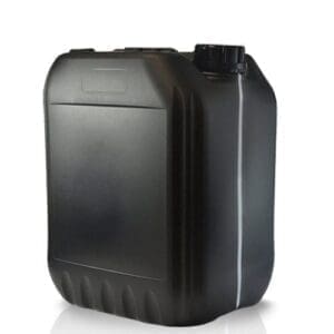 20 Litre UN Black Plastic Jerry Can & Din61 T/E Cap