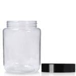 Clear screw top jar