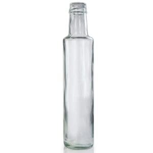 250ml Tall Slim Glass Dressing Bottle