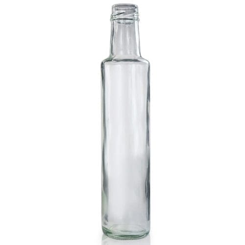 250ml Tall Slim Glass Dressing Bottle