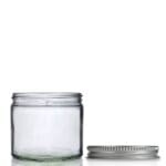 250ml Clear Glass Jar With Aluminium Cap
