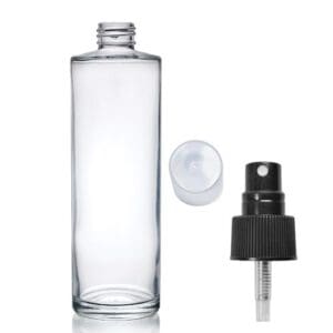 250ml Clear Glass Simplicity Bottle With Atomiser Spray