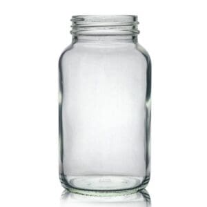 250ml Clear Glass Pharmapac Jar