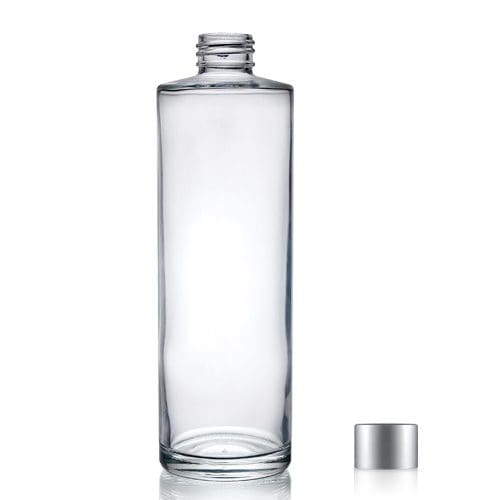 250ml Glass Simplicity Bottle w Silver Diffuser
