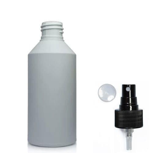 250ml PCR HDPE Plastic Bottle & Atomiser Spray