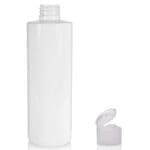 250ml White PET Plastic Bottle & Flip Top Cap