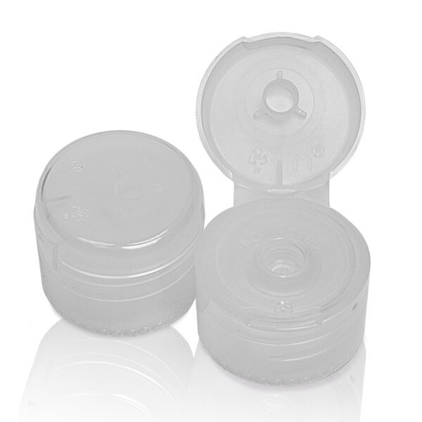 250ml Natural HDPE Plastic Round Bottle & 28mm Flip-Top Cap - Image 5