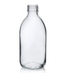 300ml Clear Glass Sirop Bottle w No Cap