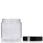 300ml Clear Screw Top Jar with lid