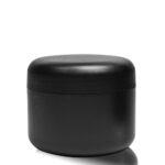 30ml Arese Black Cosmetic Jar With Shive And Lid