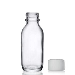 30ml Clear Glass Winchester Bottle w CRC Cap
