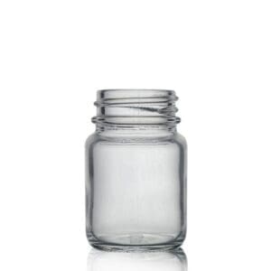 30ml Clear Glass Pharmapac Jar