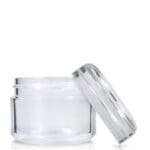 30ml Clear Plastic Cosmetic Jar With Lid