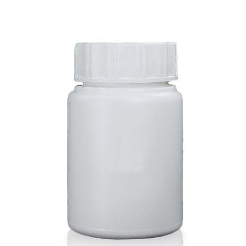30ml White Pharmapac Container & White Screw Cap