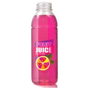 330ml Clear Plastic Juice Bottle