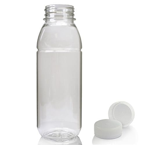 330ml Plastic juice bottle w nat cap