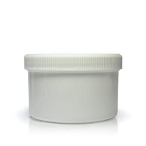 400ml White Screw Top Jar With 100mm Lid