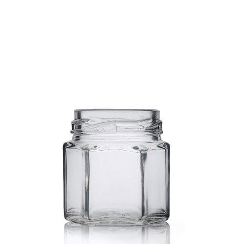45ml Hexagonal Glass Jar