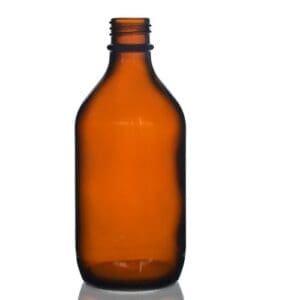 500ml Amber Glass Winchester Bottle w No Cap