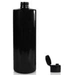 500ml Black Bottle With Flip Top Cap