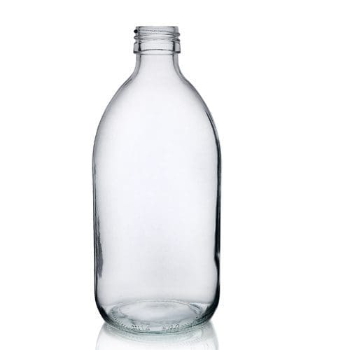 500ml Clear Glass Sirop Bottle