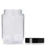 500ml Clear Screw Top Jar