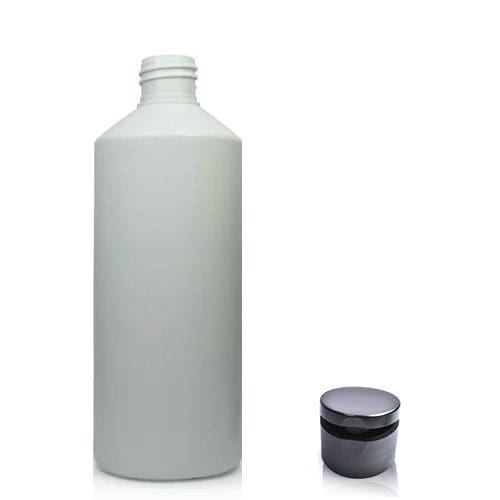 500ml PCR HDPE Plastic Bottle & Flip-Top Cap