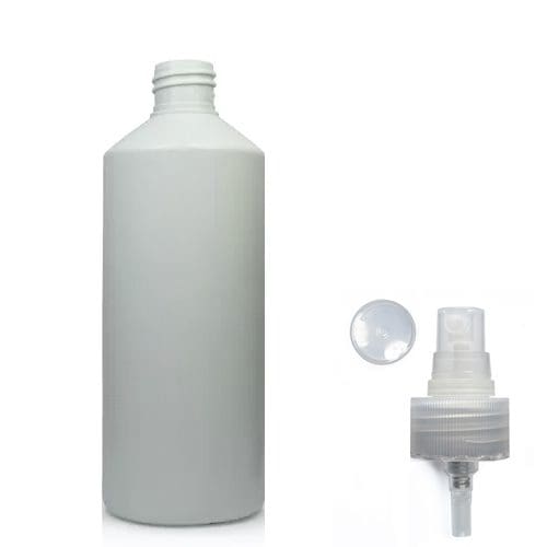 500ml PCR HDPE Plastic Bottle & Atomiser Spray