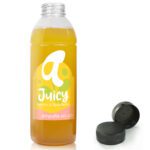 500ml Clear Plastic Juice Bottle And Cap