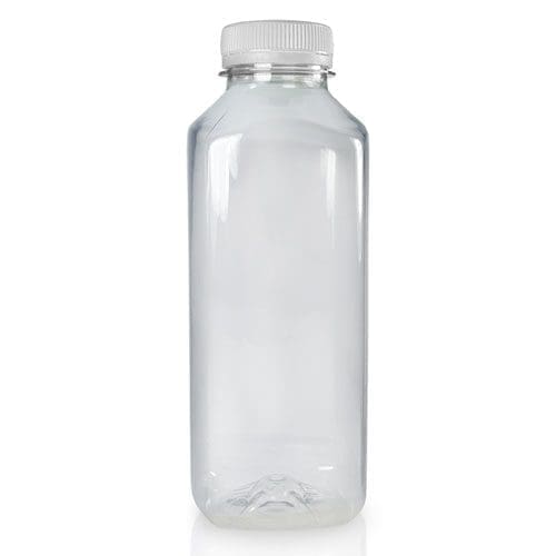 500ml Plastic Square Juice Bottle With Cap
