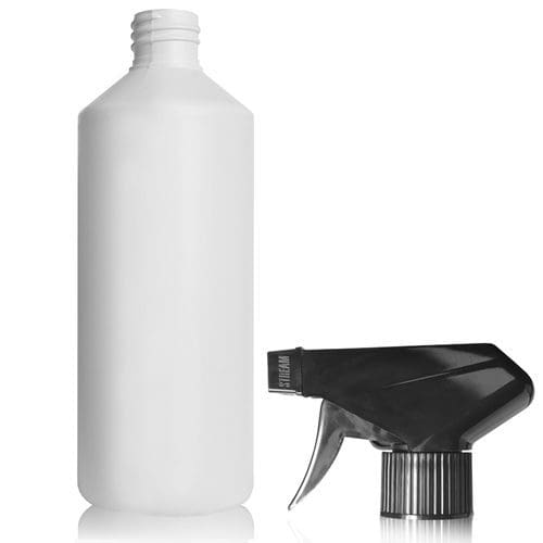 500ml HDPE Plastic Bottle With A Trigger Spray Cap