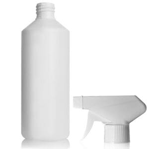 500ml HDPE Plastic Bottle With A Trigger Spray Cap