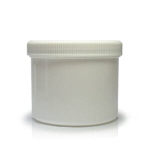500ml White Screw Top Jar With 100mm Lid