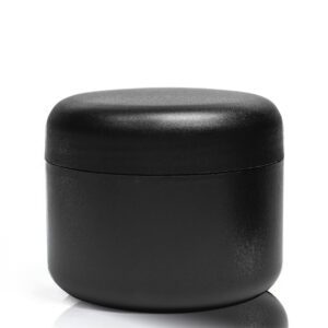 50ml Arese Black Cosmetic Jar With Shive And Lid