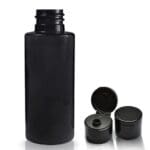 50ml Black Bottle With Flip Top Cap