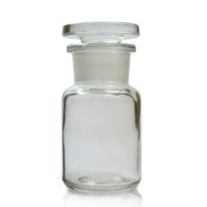 50ml Clear Glass Apothecary Bottle With Glass Stopper