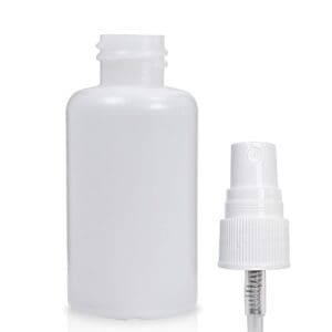 50ml HDPE Bottle & Atomiser Spray Cap