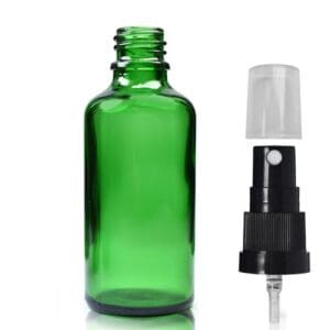 50ml Green Glass Spray Bottle